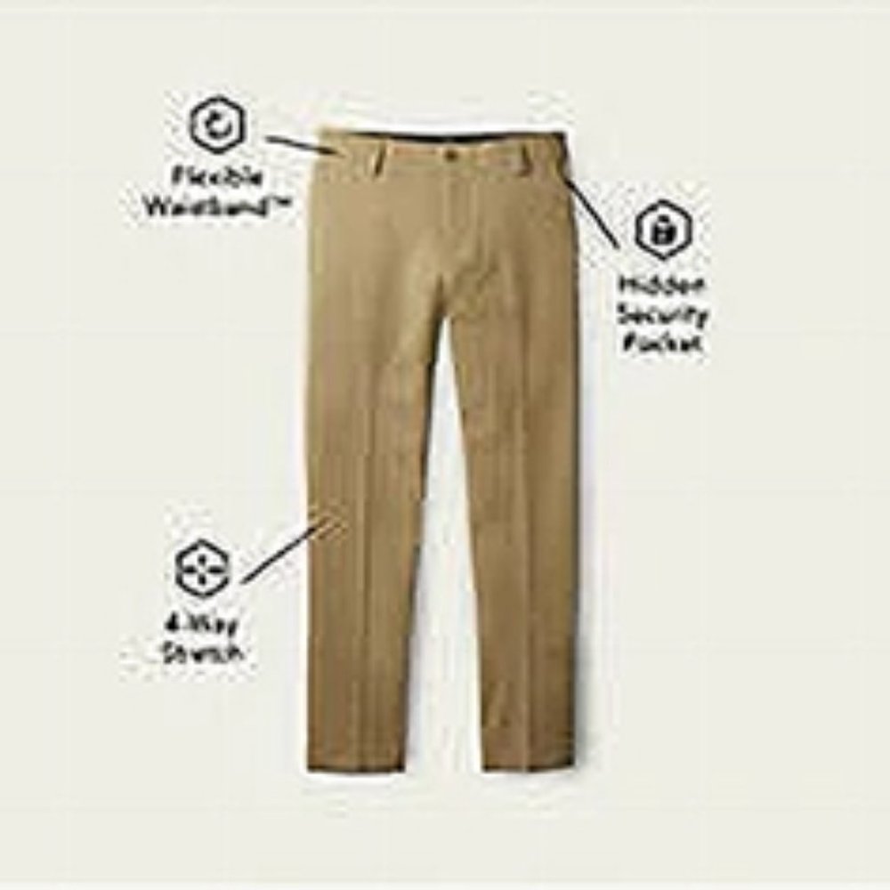 Dockers Men's Workday Khaki Pants, Slim Fit Sz 29 - Picture 3 of 7